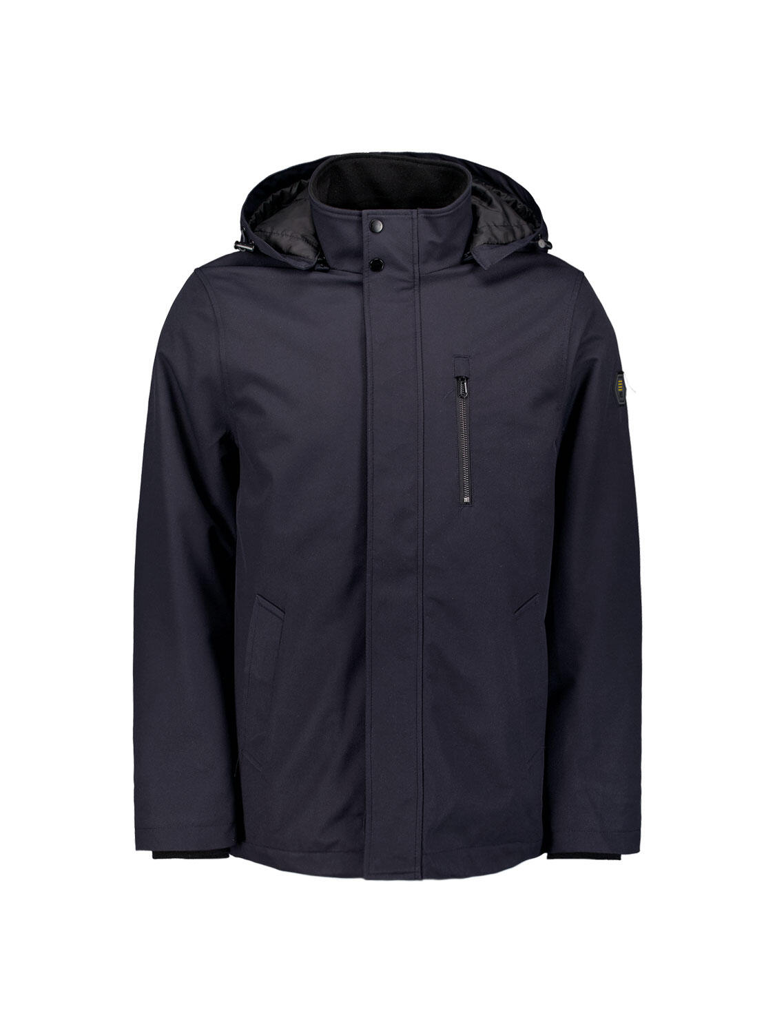 No Excess - Jacket Long Parka Herringbone night - Gr. - XL von No Excess