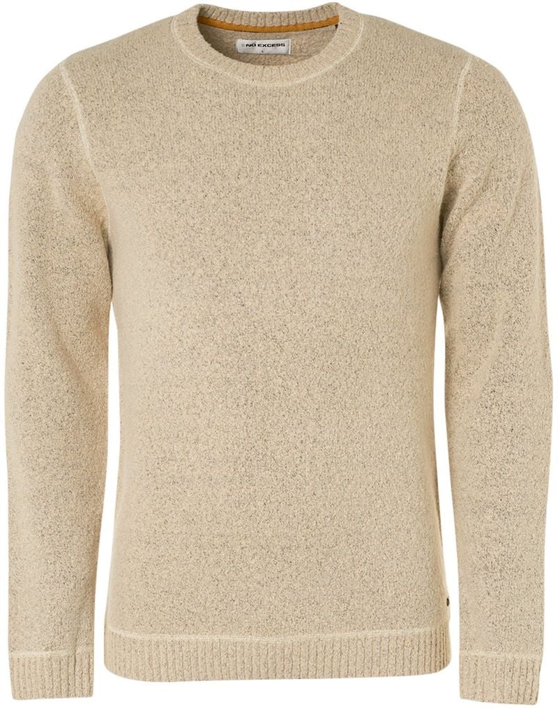 No Excess Knitted Pullover Beige - Größe XL von No Excess