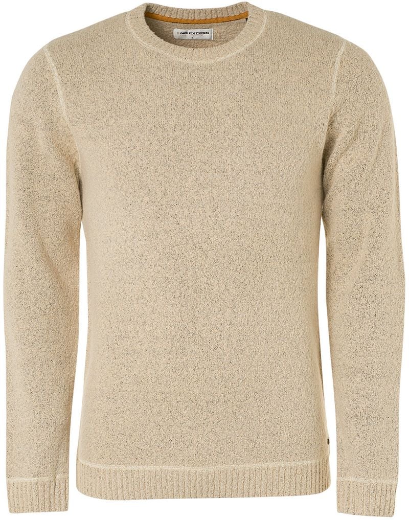 No Excess Knitted Pullover Beige - Größe XXL von No Excess