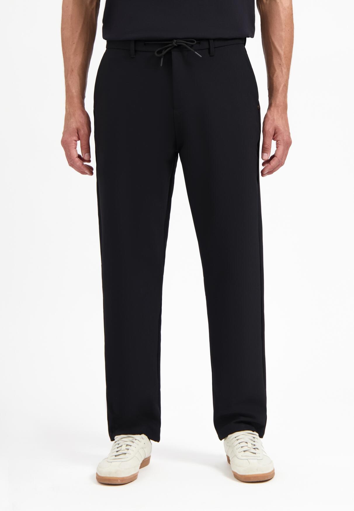 No Excess - Pants Chino 4-Way Stretch Sedoc Relaxed Fit black von No Excess
