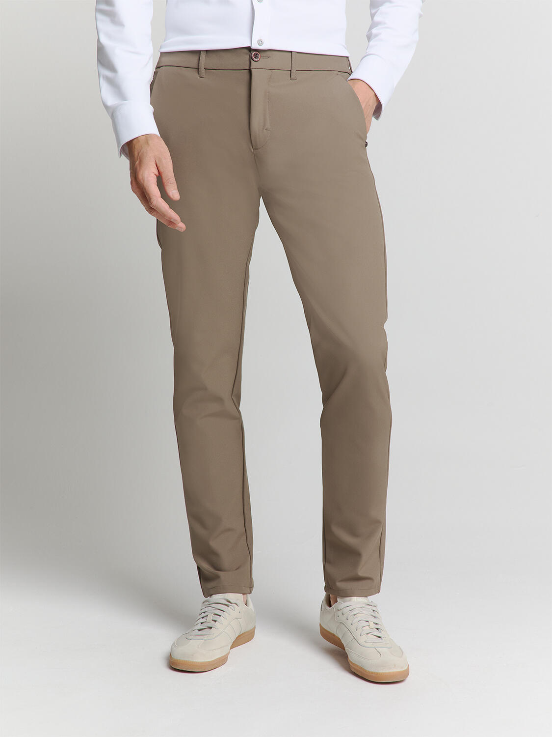 No Excess - Pants Chino 4-Way Stretch Sedoc khaki von No Excess