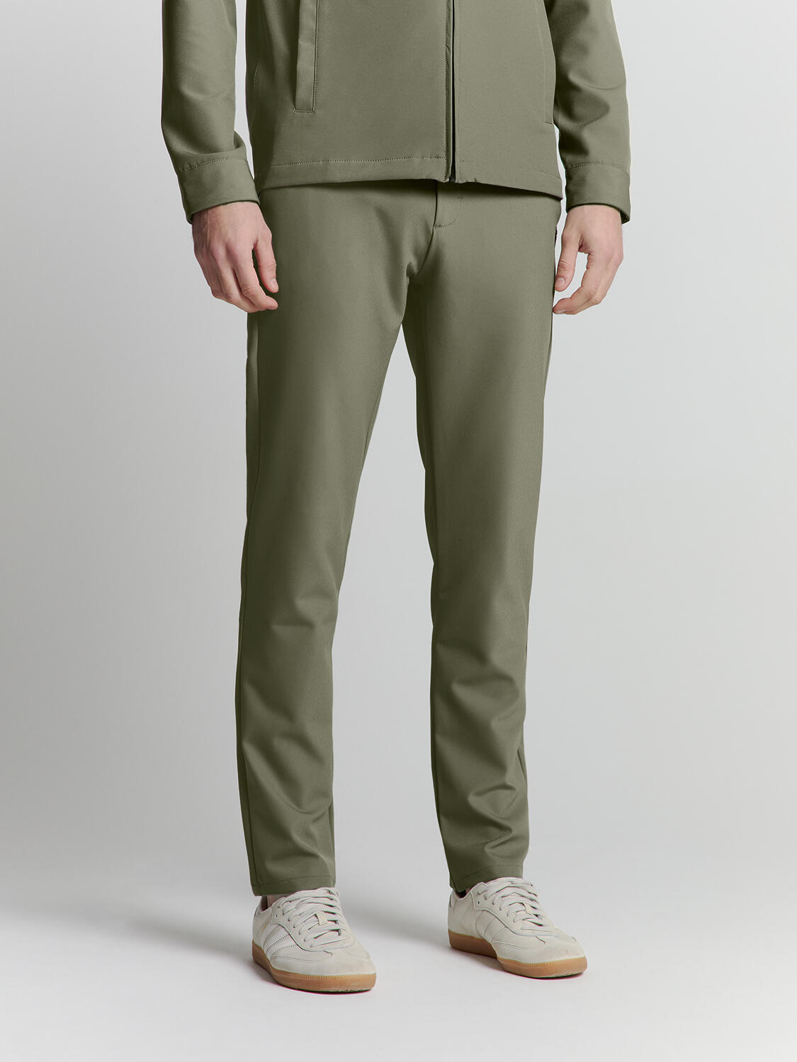 No Excess - Pants Chino 4-Way Stretch Sedoc light army von No Excess
