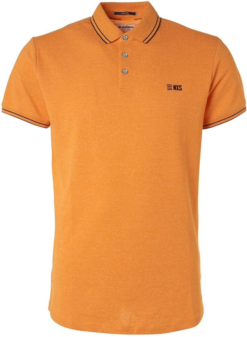 No Excess Polo Garment Dye Gelb - Größe XXL von No Excess