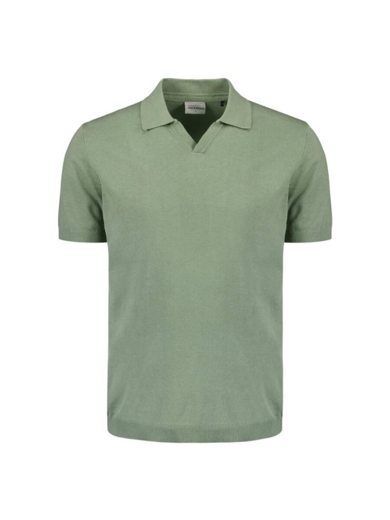 No Excess - Polo mit V-Ausschnitt grün - Gr. - S von No Excess