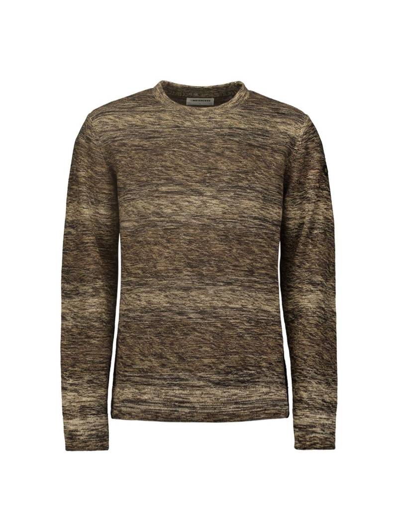 No Excess - Pullover Crewneck Cable Jacquard Degrade Colours aubergine - Gr. - XXL von No Excess