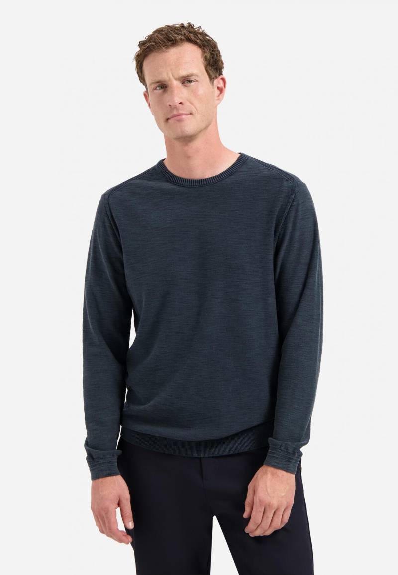 No Excess - Pullover Crewneck Garment Dyed + Stone Washed night - Gr. - XXXL von No Excess