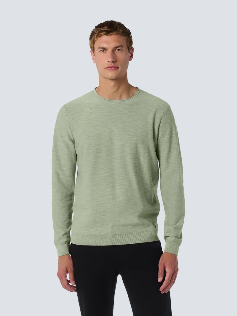 No Excess - Pullover Crewneck Garment Dyed + Stone Washed smoke - Gr. - XXXL von No Excess