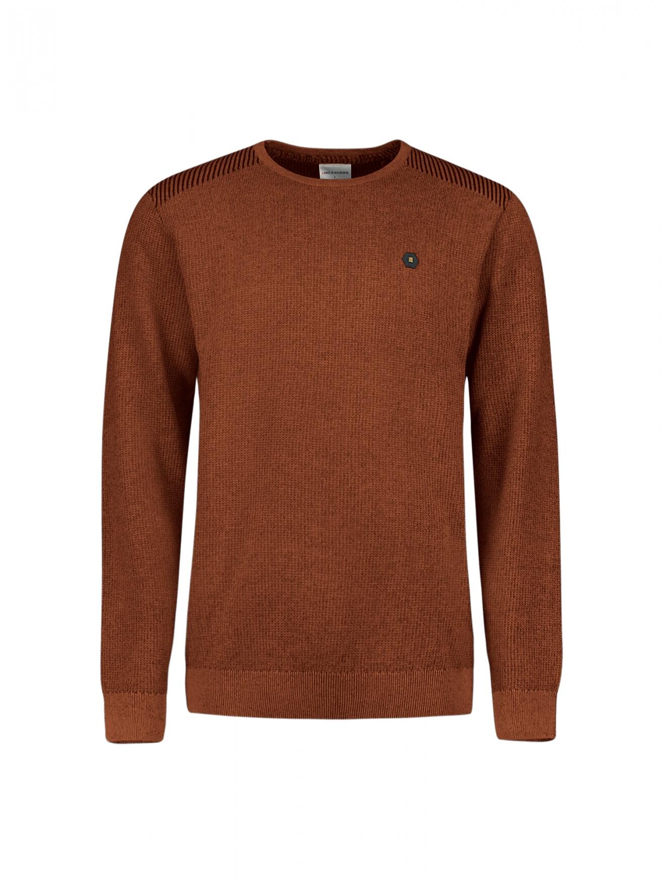 No Excess - Pullover Crewneck Plated Structure Knit - Gr. - M von No Excess