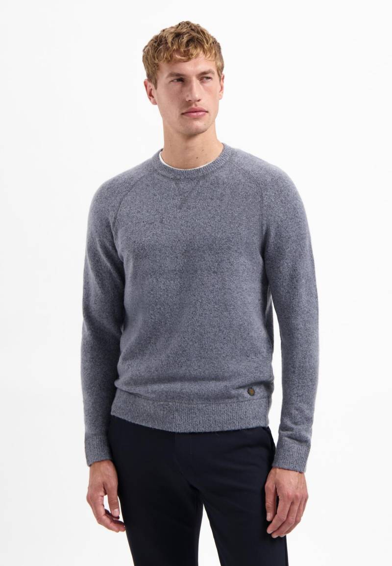 No Excess - Pullover Crewneck Soft Wool Blend washed blue - Gr. - XXL von No Excess