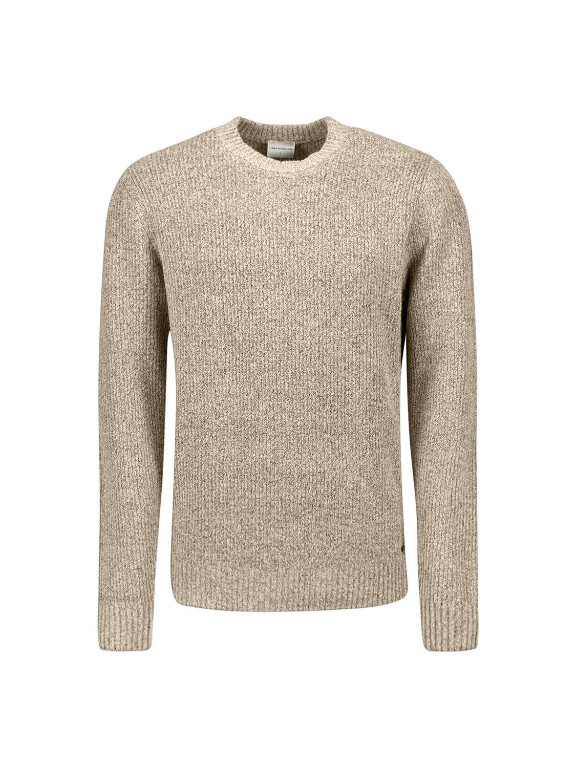 No Excess - Pullover Crewneck Soft Woolblend sand - Gr. - XXL von No Excess