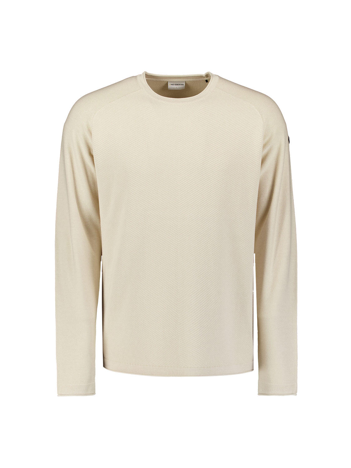 No Excess - Pullover Crewneck Solid Mix Match Knit - Gr. - XL von No Excess