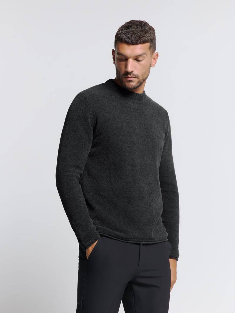 No Excess - Pullover Crewneck Super Soft dark grey - Gr. - XXL von No Excess