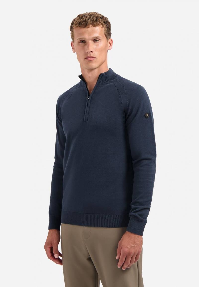 No Excess - Pullover Half Zip High Collar Solid night - Gr. - XXL von No Excess