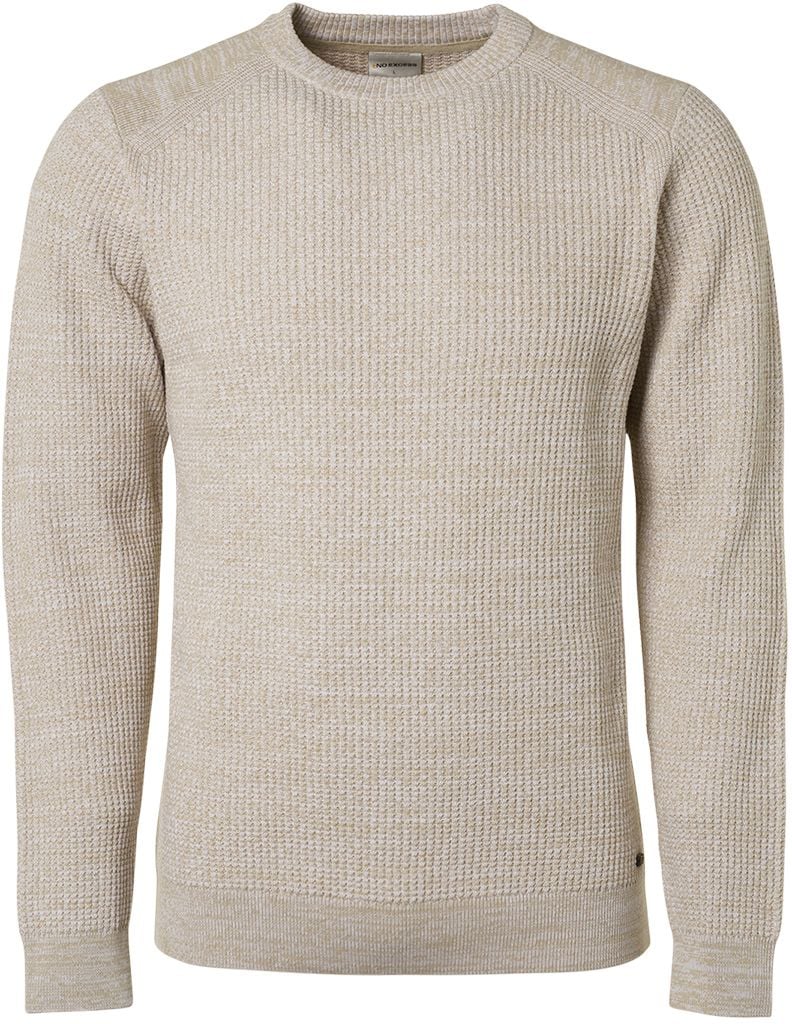 No Excess Pullover Knitted Beige - Größe XXL von No Excess