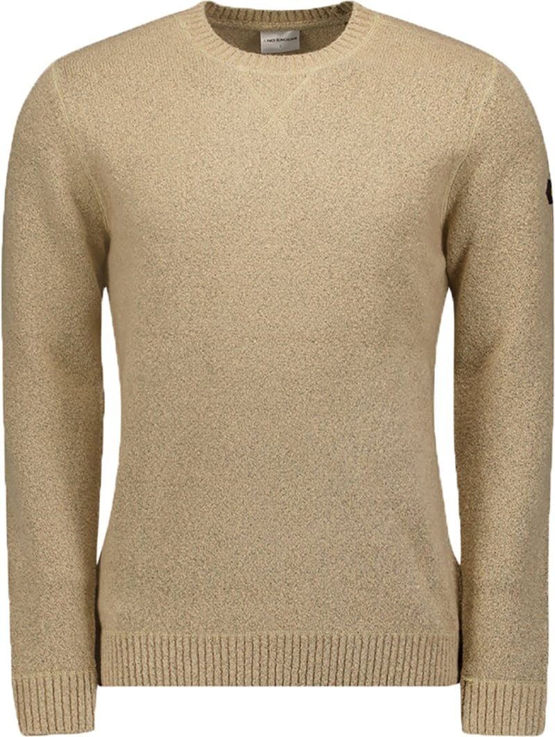 No Excess Pullover Melange Beige - Größe L von No Excess