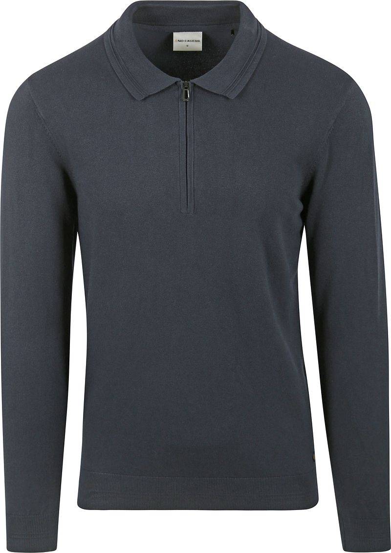 No Excess Pullover Poloshirt Navy - Größe XXL von No Excess
