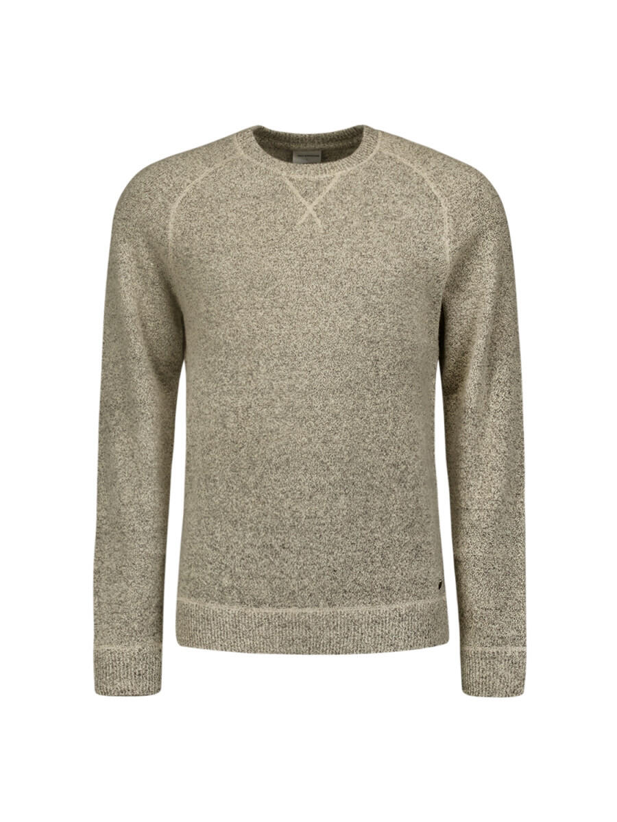 No Excess - Pullover mit Wolle beige/grau - Gr. - XL von No Excess