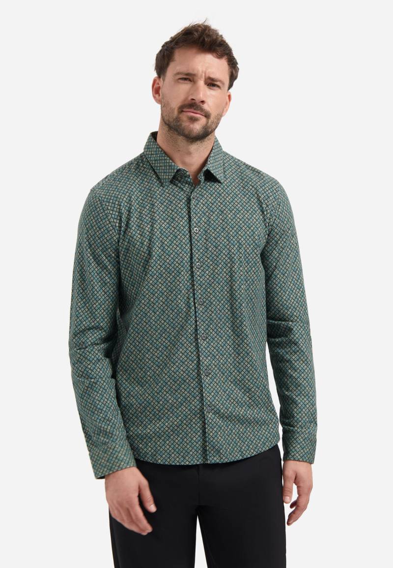 No Excess - Shirt Jersey Allover Printed dark steel - Gr. - XXL von No Excess