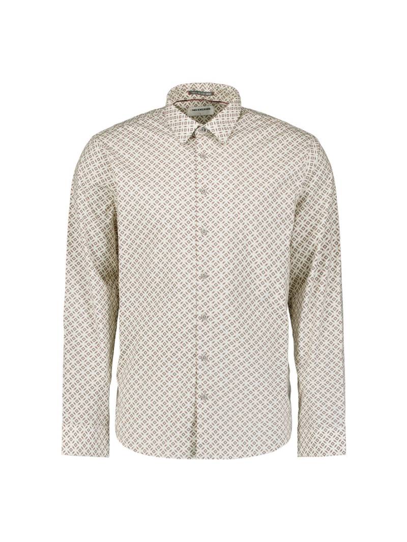 No Excess - Shirt Stretch Allover Printed old pink - Gr. - XL von No Excess