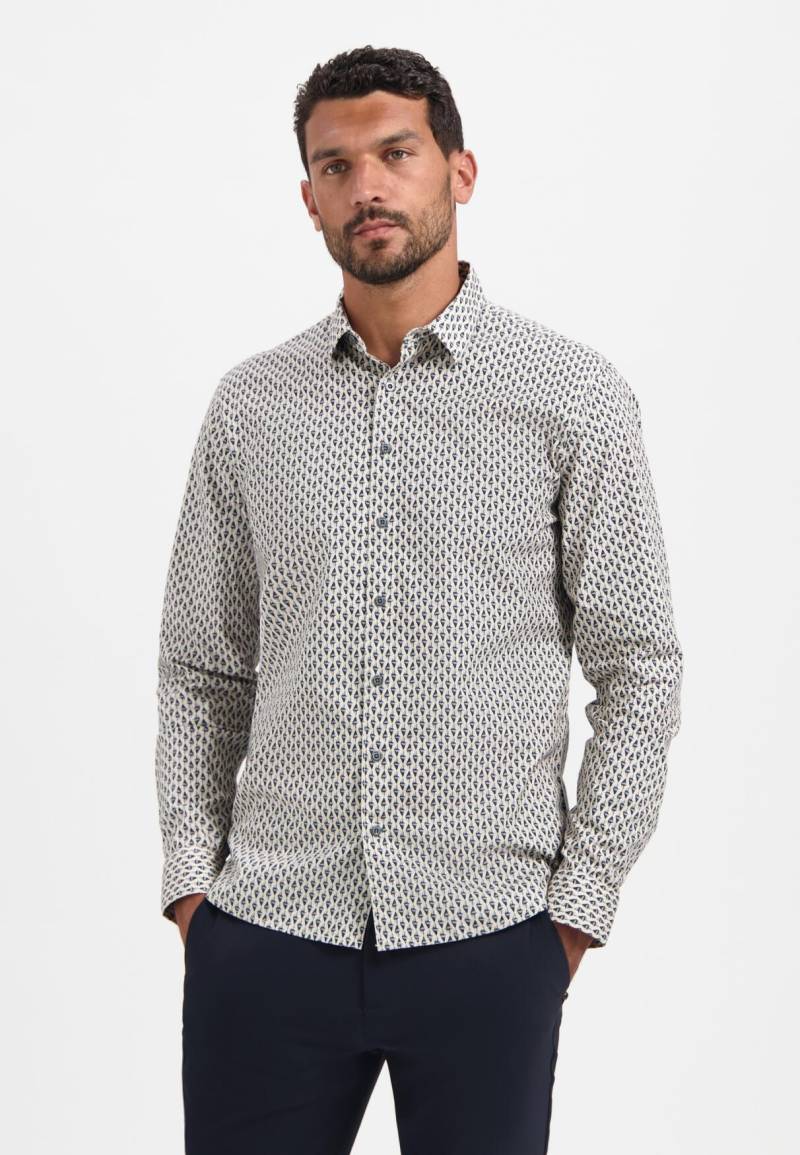 No Excess - Shirt Stretch Allover Printed white - Gr. - M von No Excess