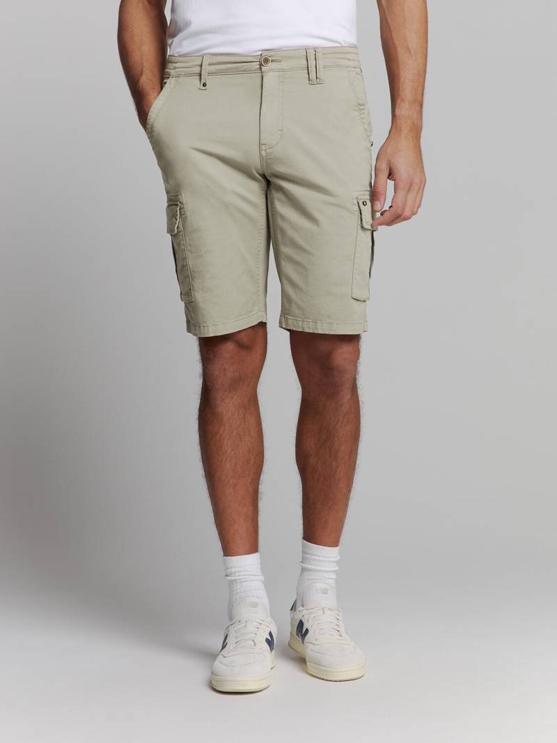 No Excess - Short Cargo Garment Dyed + Stone Washed Stretch light army - Gr. - 34 von No Excess