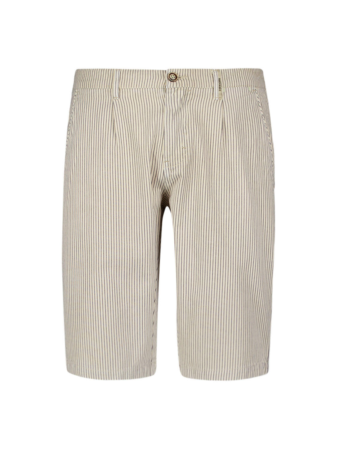 No Excess - Short Chino Garment Dyed Allover Printed Stripes cement - Gr. - 33 von No Excess