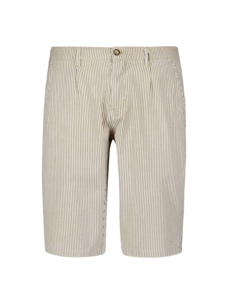 No Excess - Short Chino Garment Dyed Allover Printed Stripes cement - Gr. - 33 von No Excess