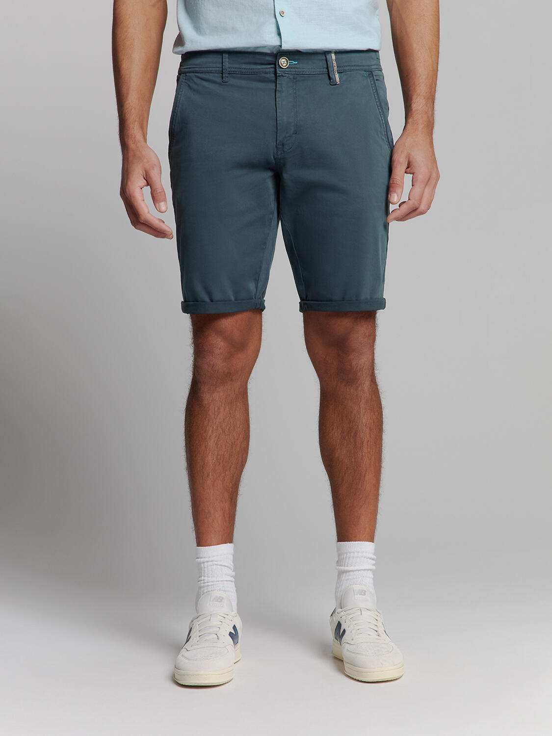 No Excess - Short Chino Garment Dyed Twill Stretch night - Gr. - 38 von No Excess