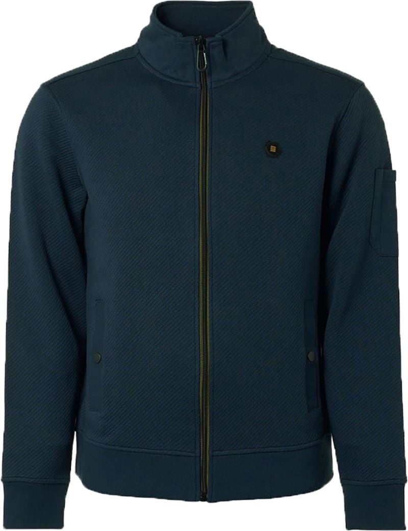 No Excess-Strickjacke Jacquard Navy - Größe XXL von No Excess