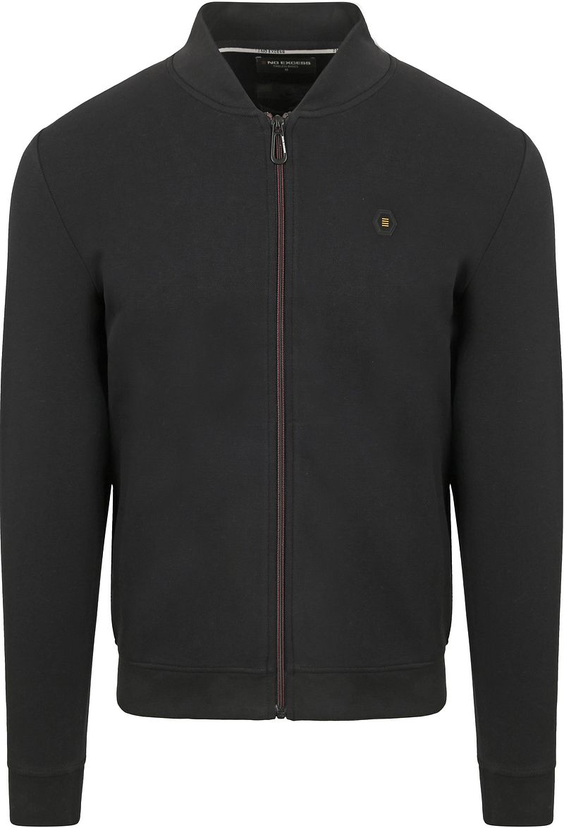 No Excess-Strickjacke Schwarz - Größe XXL von No Excess