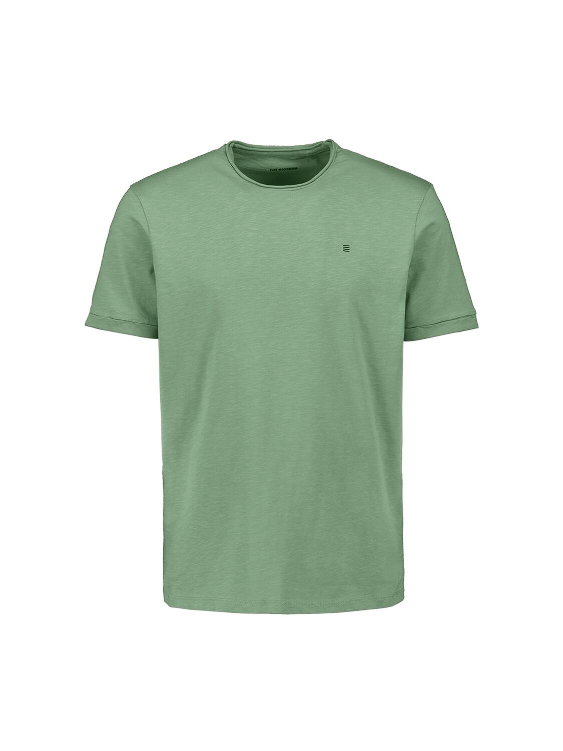 No Excess - T-Shirt Crewneck Slub green - Gr. - XXL von No Excess
