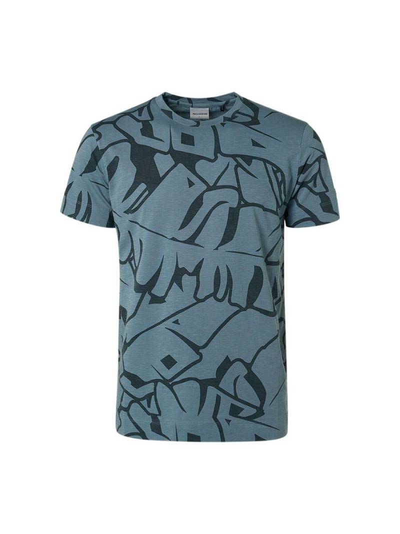 No Excess - T-Shirt mit Allover-Print grau - Gr. - M von No Excess
