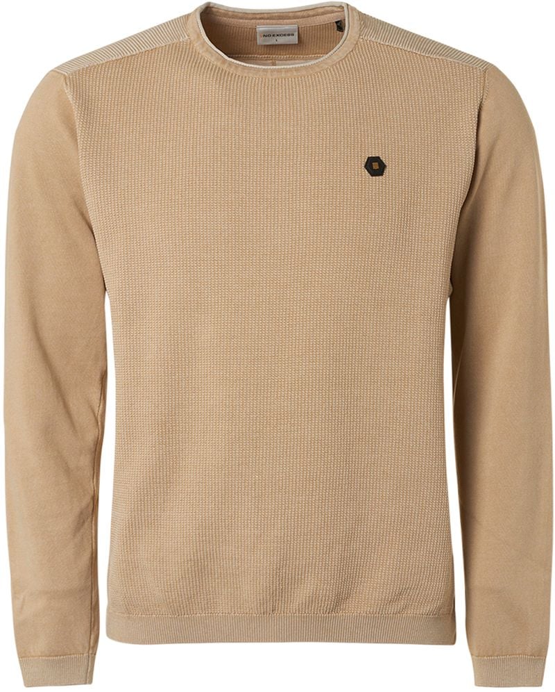 No Excess Pullover Beige - Größe XL von No Excess