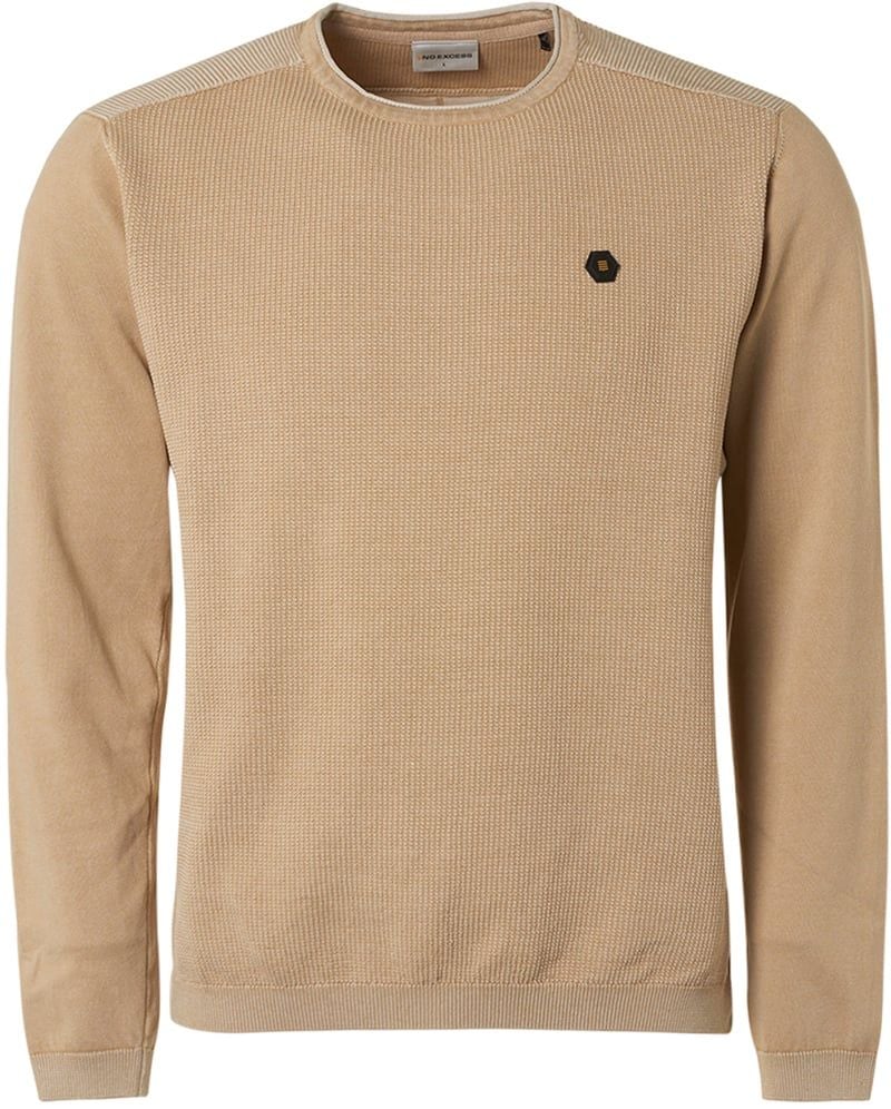 No Excess Pullover Beige - Größe XXL von No Excess