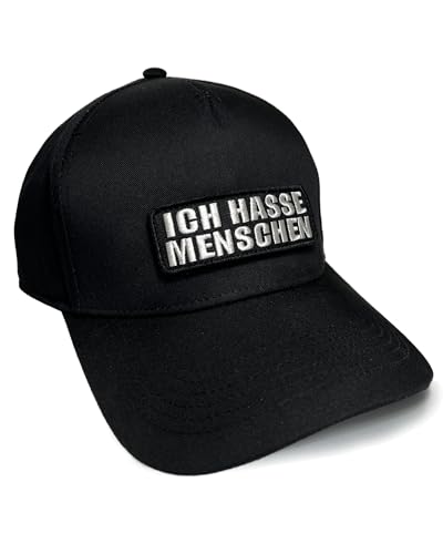 No Face No Name Basecap Ich Hasse Menschen in schwarz I Unisex frei einstellbar I bestickter Patch I Snapback Cap Kappe Mütze No Face No Name Basecap Ich Hasse Menschen in schwarz I Unisex frei einstellbar I bestickter Patch I Snapback Cap Kappe Mütze von No Face No Name