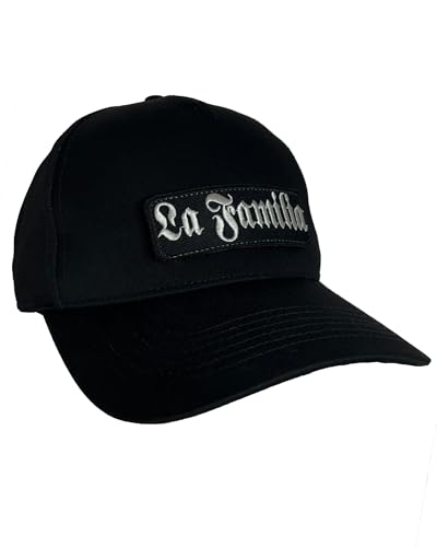 No Face No Name Basecap La Familia in schwarz I Unisex frei einstellbar I bestickter Patch I Snapback Cap Kappe Mütze von No Face No Name