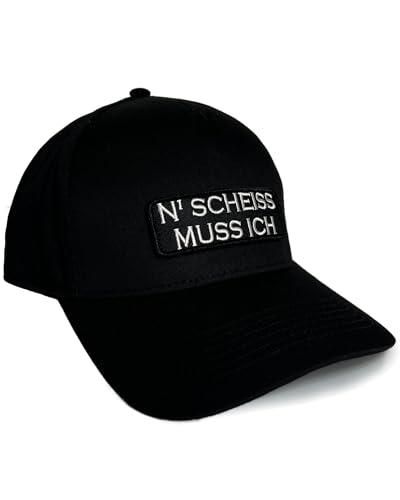 No Face No Name Basecap N Scheiss muss ich in schwarz I Unisex frei einstellbar I bestickter Patch I Snapback Cap Kappe Mütze No Face No Name Basecap N Scheiss muss ich in schwarz I Unisex frei einstellbar I bestickter Patch I Snapback Cap Kappe Mütze von No Face No Name