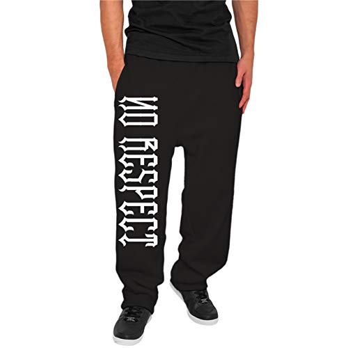 Herren Jogginghose Sweatpants No Respect Größe XS bis 5XL von No Fight No Glory