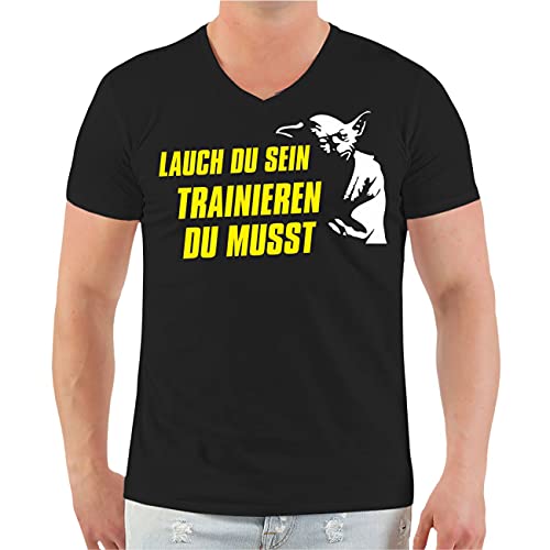 Herren T-Shirt Lauch du Sein - Trainieren du musst Größe S - 5XL von No Fight No Glory