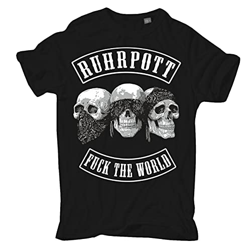 Herren T-Shirt Ruhrpott Fuck The World von No Fight No Glory