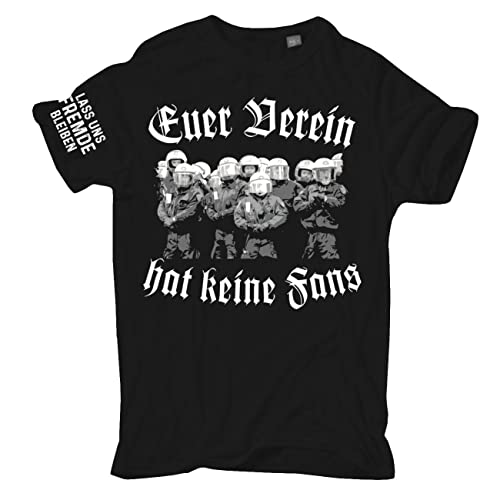 No Fight No Glory Herren Tshirt Euer Verein hat Keine Fans Größe S - 5XL von No Fight No Glory