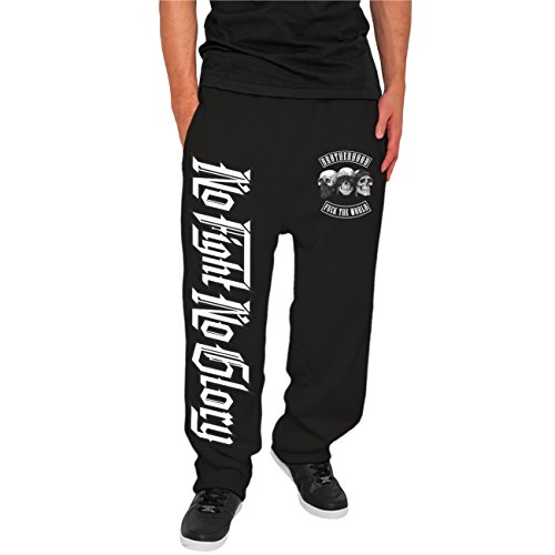 No Fight No Glory Herren Jogginghose Trainingshose Größe XS bis 5XL von No Fight No Glory