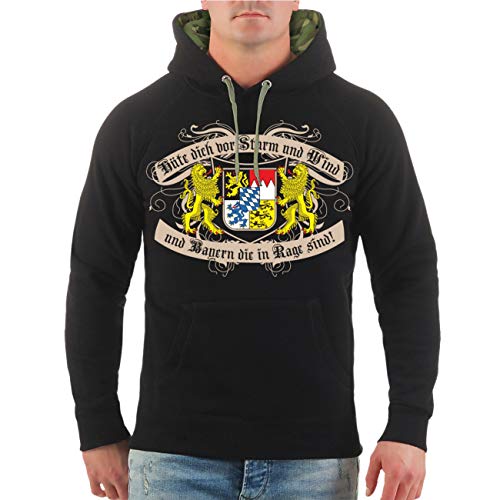 No Fight No Glory Männer und Herren Kapuzenpullover Hüte Dich Bayern Größe S - 5XL von No Fight No Glory