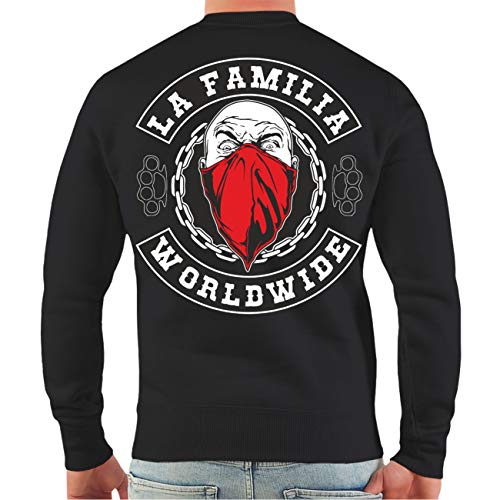 No Fight No Glory Männer und Herren Sweatshirt Pullover La Familia FCK Worldwide von No Fight No Glory