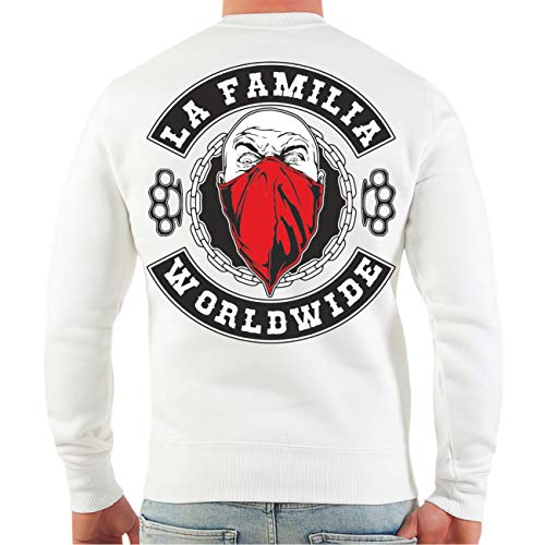 No Fight No Glory Männer und Herren Sweatshirt Pullover La Familia FCK Worldwide von No Fight No Glory