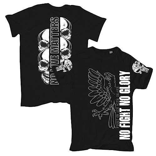 No Fight No Glory Männer und Herren T-Shirt Fight or die (mit Rückendruck) Größe S - 4XL von No Fight No Glory