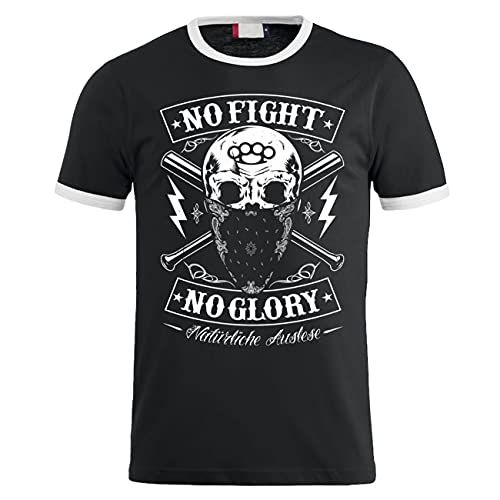 No Fight No Glory Tshirt Herren Brotherhood Fuck The World Natürliche Auslese von No Fight No Glory