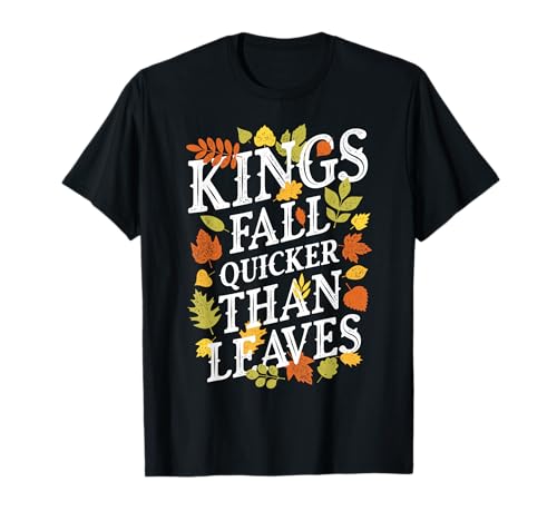 Damen No Kings Fall Protest Grafik für Frauen T-Shirt Damen No Kings Fall Protest Grafik für Frauen T-Shirt von No Kings 2.0 Protest Resist Leaves Womens Outfits