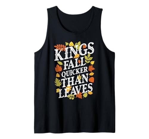 Damen No Kings Fall Protest Grafik für Frauen Tank Top Damen No Kings Fall Protest Grafik für Frauen Tank Top von No Kings 2.0 Protest Resist Leaves Womens Outfits