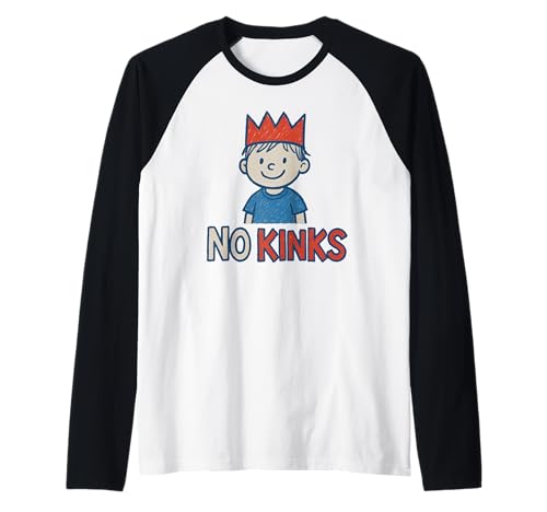 No Kinks Kings Matching Funny Kids Doodle Politik Demokratie Raglan von No Kinks Kings Matching Funny Kids Doodle Politics